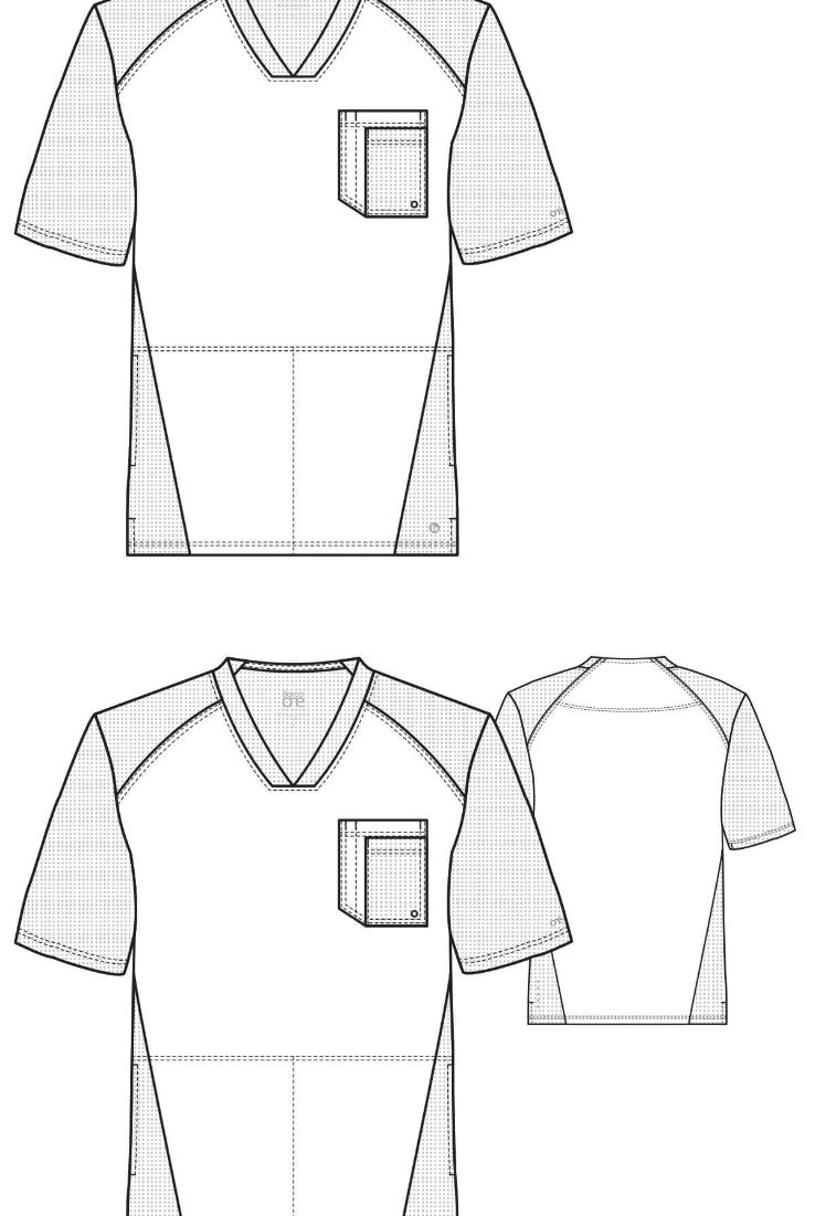 Barco One Men's 4 Pocket V-Neck Scrub Top ⚡⚡⚡-25% OFF✨