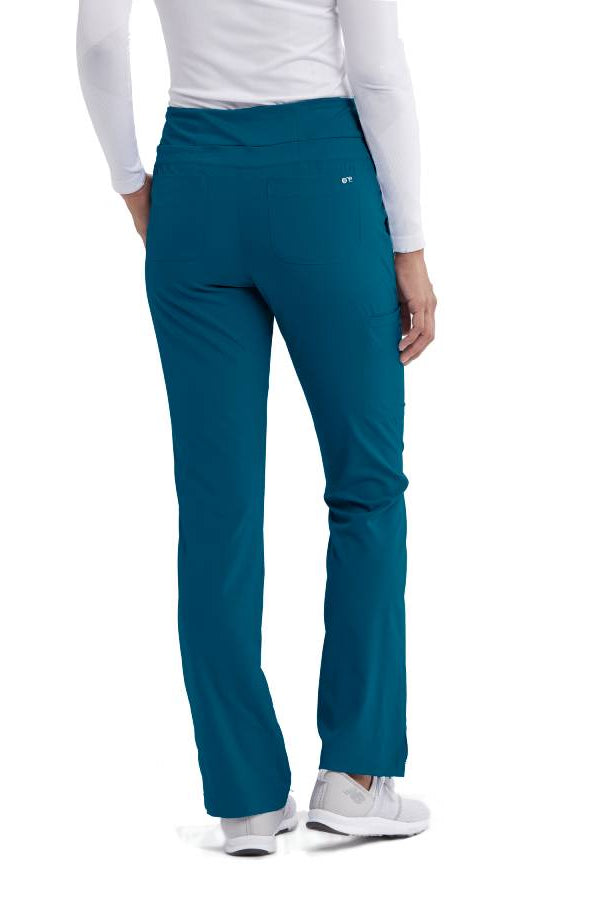 Barco One Female 5 Pocket Knitwaist Cargo Trousers  | Bahama / Caribbean