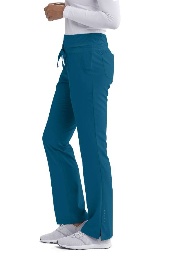 Barco One Female 5 Pocket Knitwaist Cargo Trousers  | Bahama / Caribbean