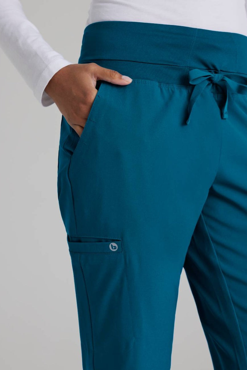 Barco One Female 5 Pocket Knitwaist Cargo Trousers  | Bahama / Caribbean