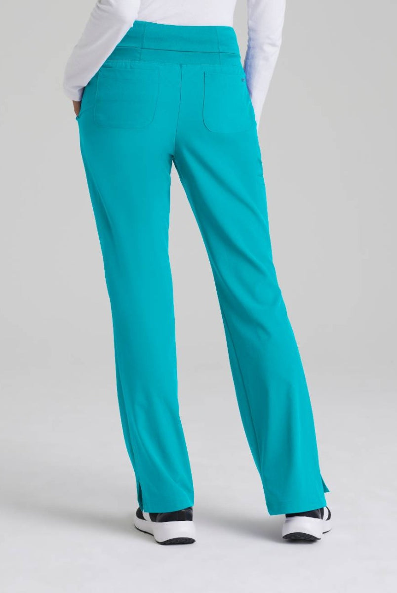 Barco One Female 5 Pocket Knitwaist Cargo Trousers  | Teal