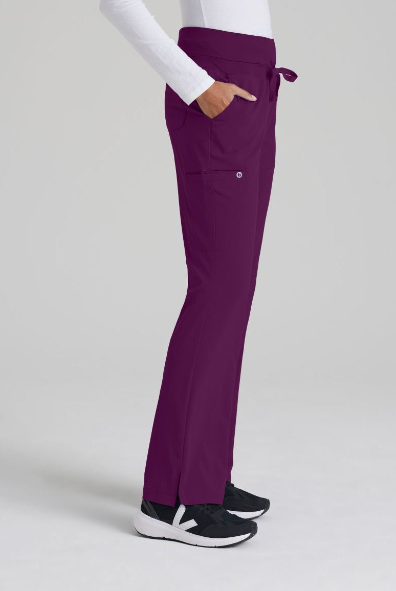 Barco One Female 5 Pocket Knitwaist Cargo Trousers | Wine