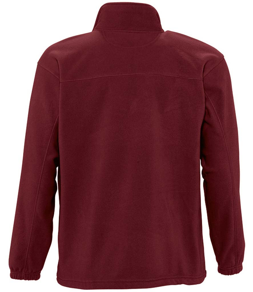 55000 SOL'S North Fleece Jacket | Burgundy