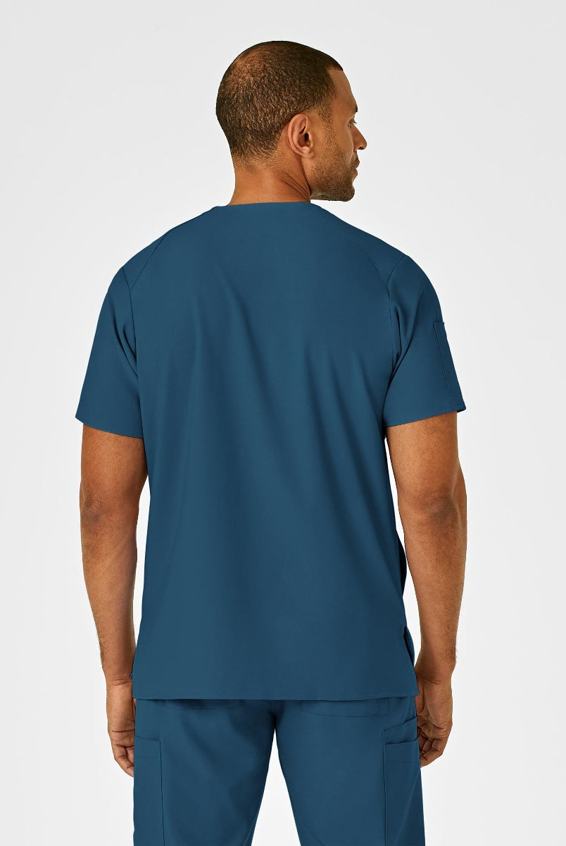 W123 MEN'S V-NECK TOP | Bahama / Caribbean
