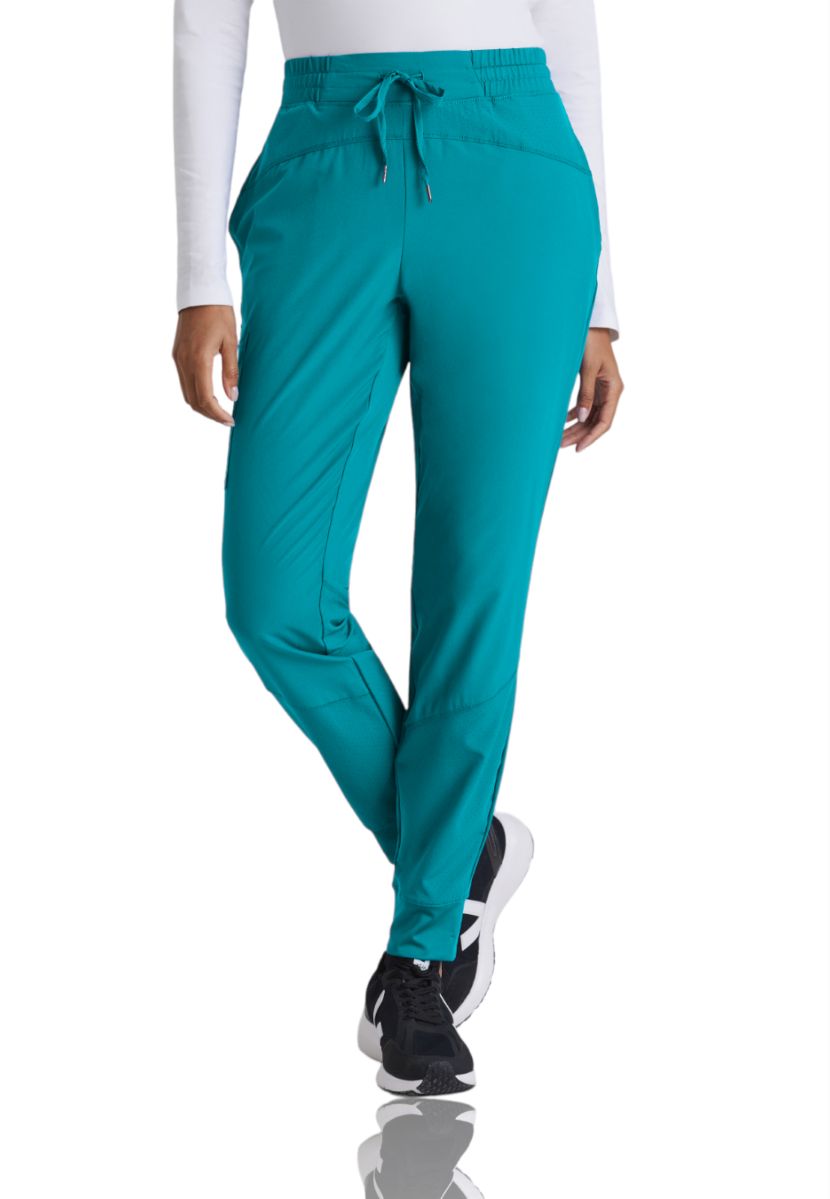 Barco One Drawstring Female Jogger Style Scrub Trousers | Teal