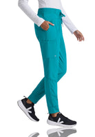 Barco One Drawstring Female Jogger Style Scrub Trousers | Teal