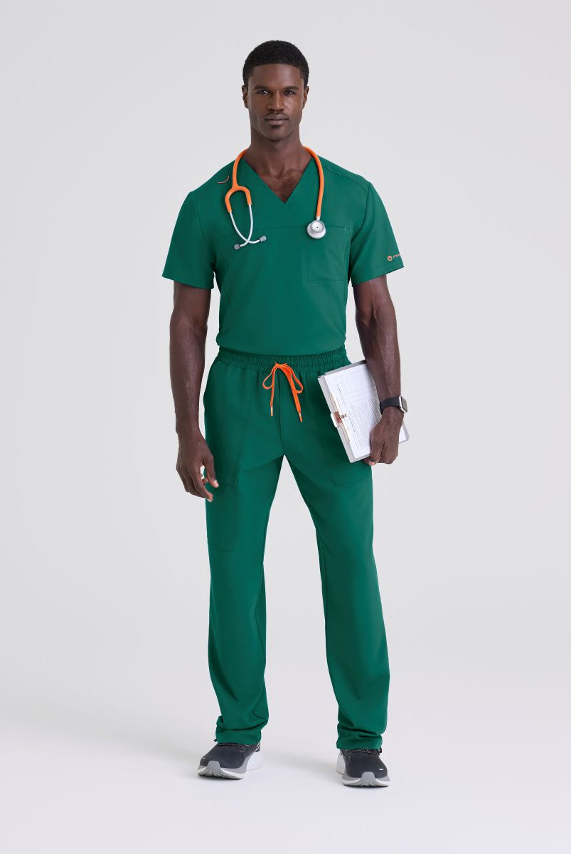 Terence Men's Complete Scrub Set | Hunter Green