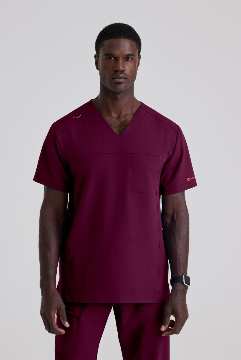 Terence Men's Complete Scrub Set | Wine
