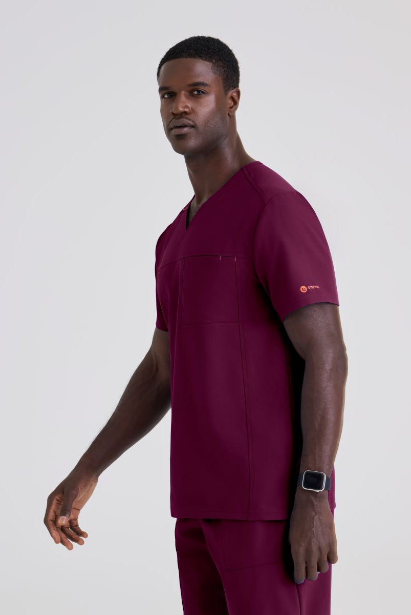 Terence Men's Complete Scrub Set | Wine