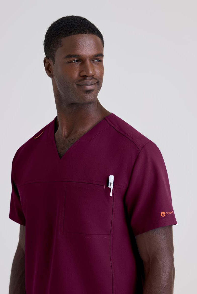 Terence Men's Complete Scrub Set | Wine