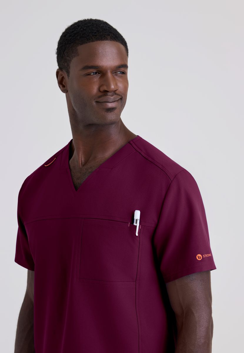 Terence Men's Complete Scrub Set | Wine