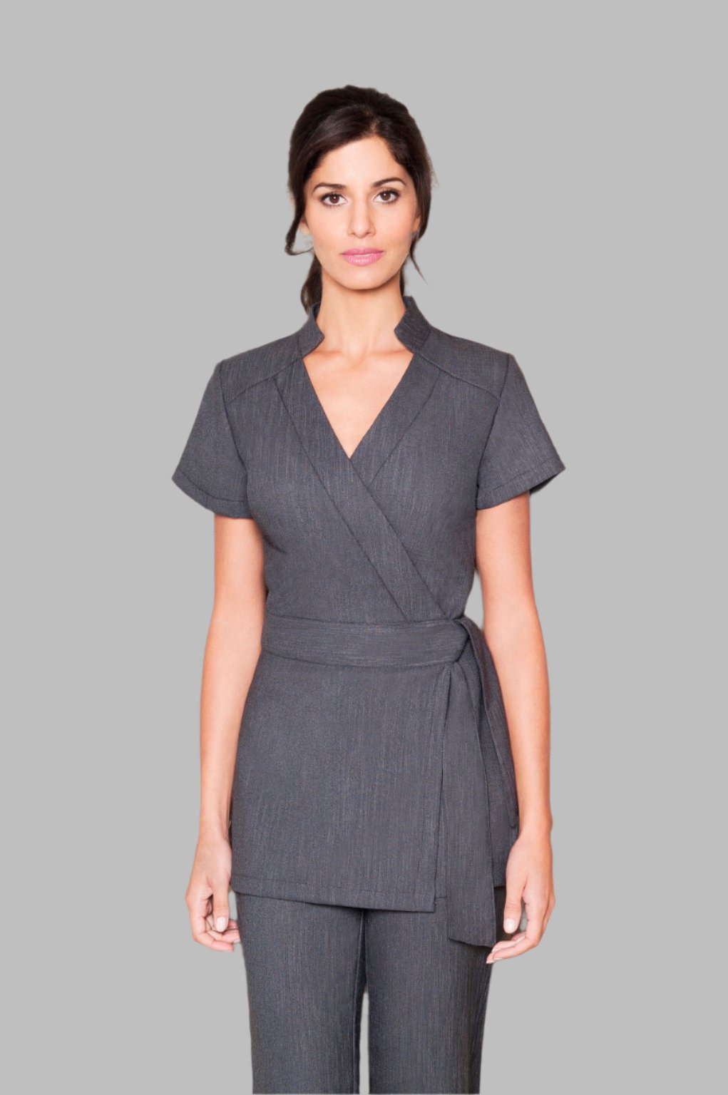 EMMA GREY LINEN TUNIC | GREY