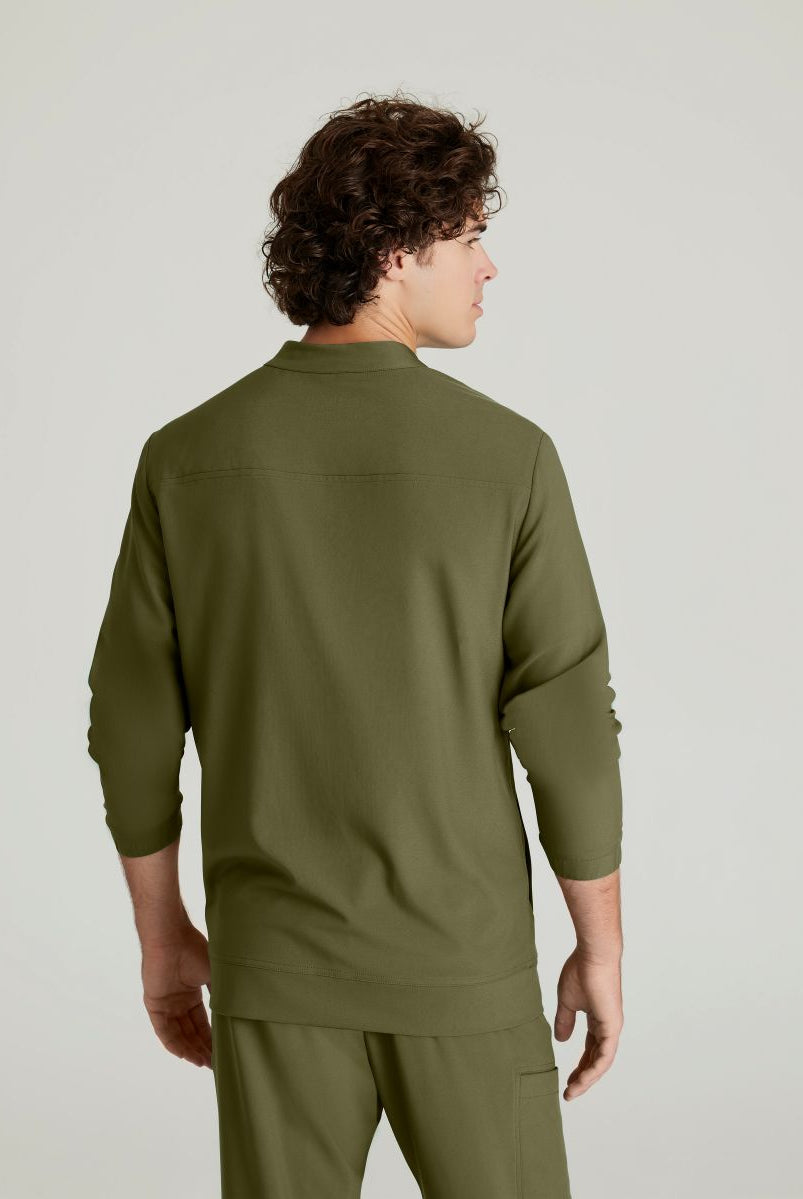 Grey's Anatomy Evolve 3 Pocket Banded Collar Male Warm Up | Fern