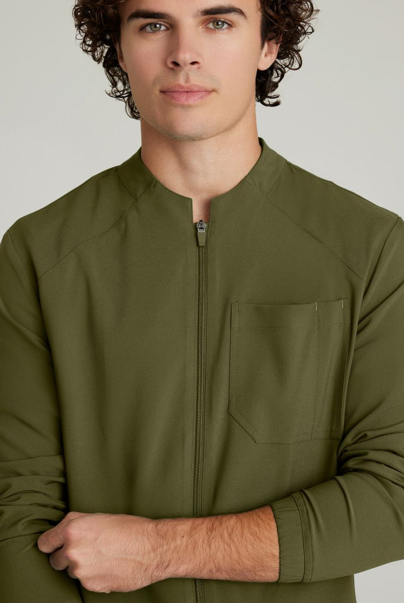 Grey's Anatomy Evolve 3 Pocket Banded Collar Male Warm Up | Fern