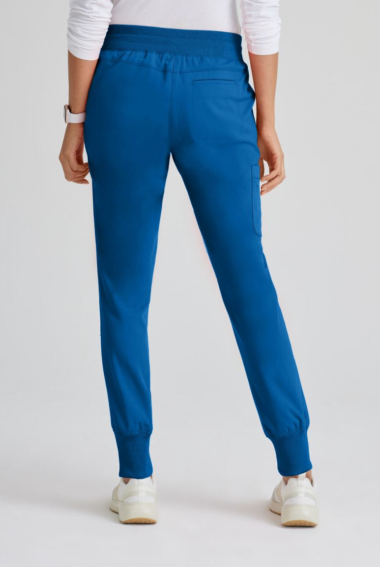 Grey's Anatomy Eden Women's 5-Pocket Cargo Jogger Scrub Pant | New Royal