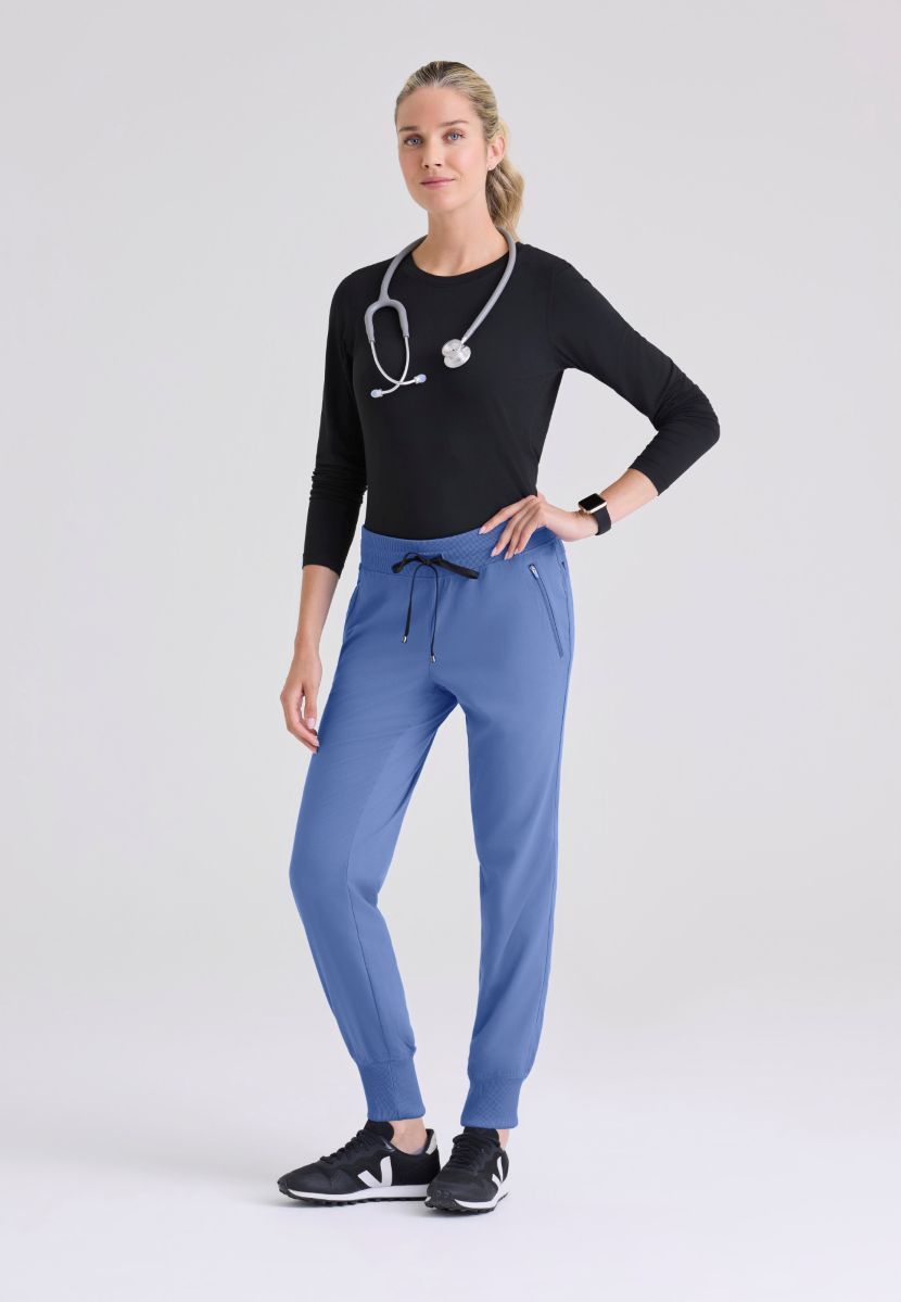 Grey's Anatomy Eden Women's 5-Pocket Cargo Jogger Scrub Trousers | TRUE CEIL