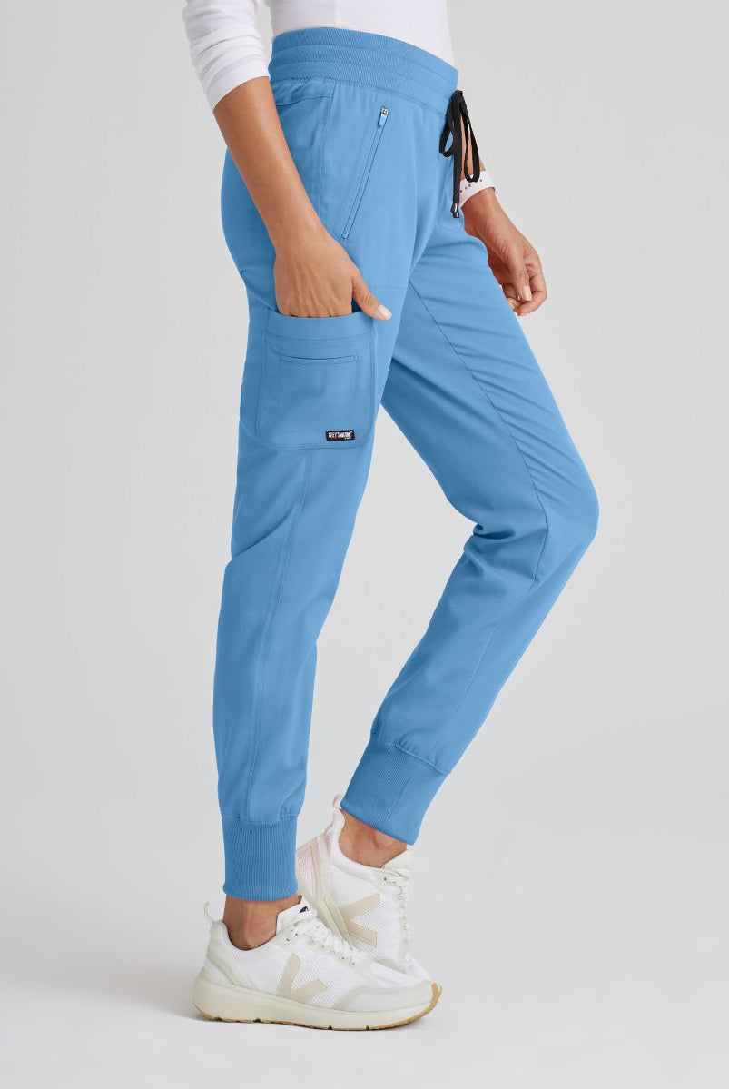 Grey's Anatomy Eden Women's 5-Pocket Cargo Jogger Scrub Trousers | TRUE CEIL