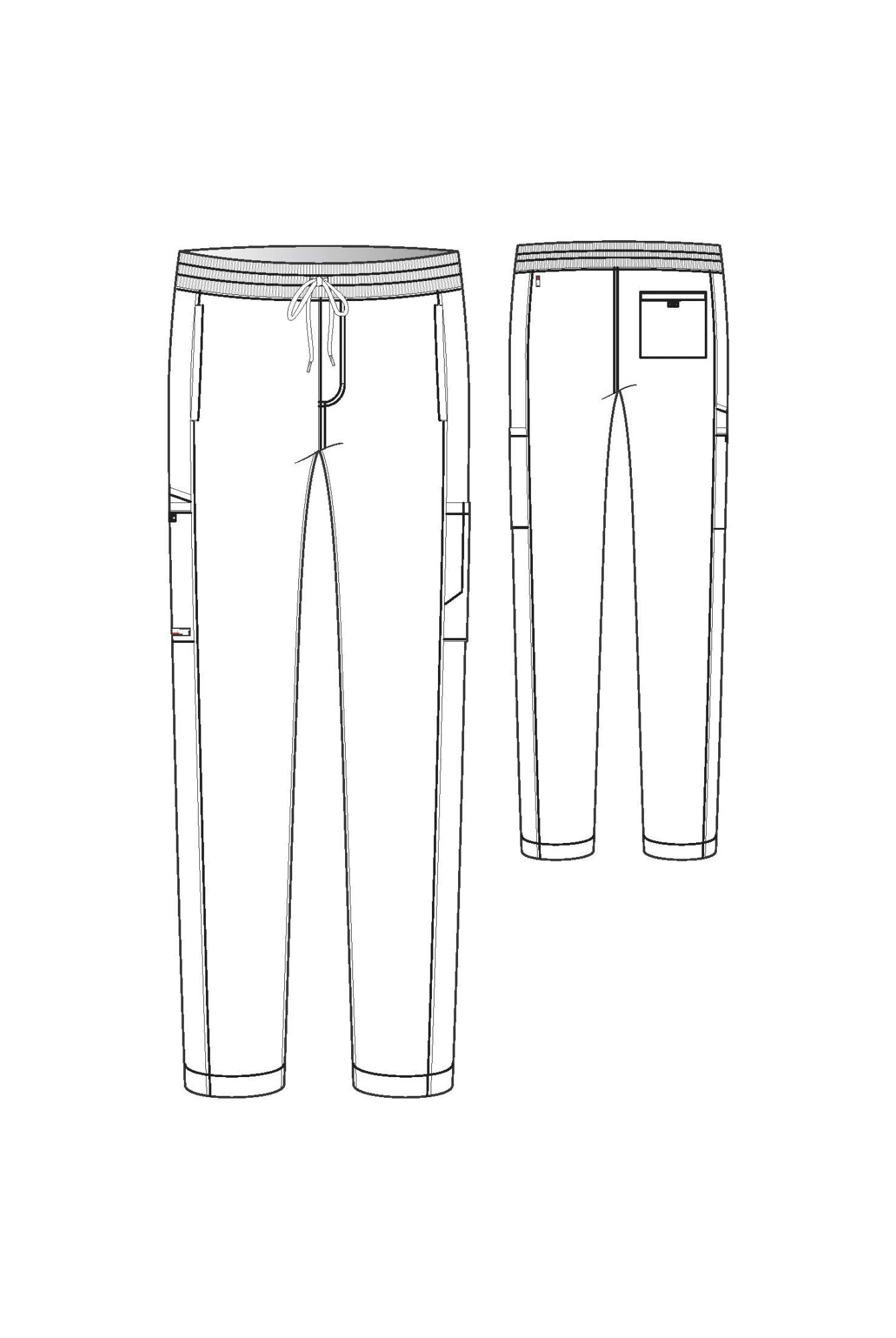 Grey's Anatomy Men's 6 Pocket Straight Pant | MAIN-IMAGE