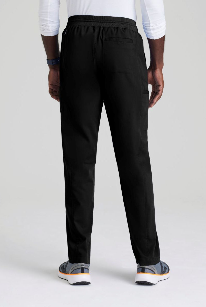Grey's Anatomy Men's 6 Pocket Straight Pant | BLACK