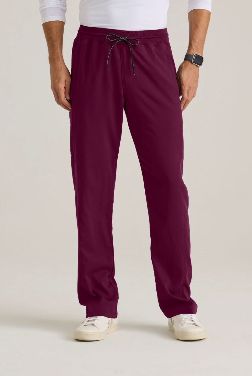 Grey's Anatomy Men's 6 Pocket Straight Pant | Wine