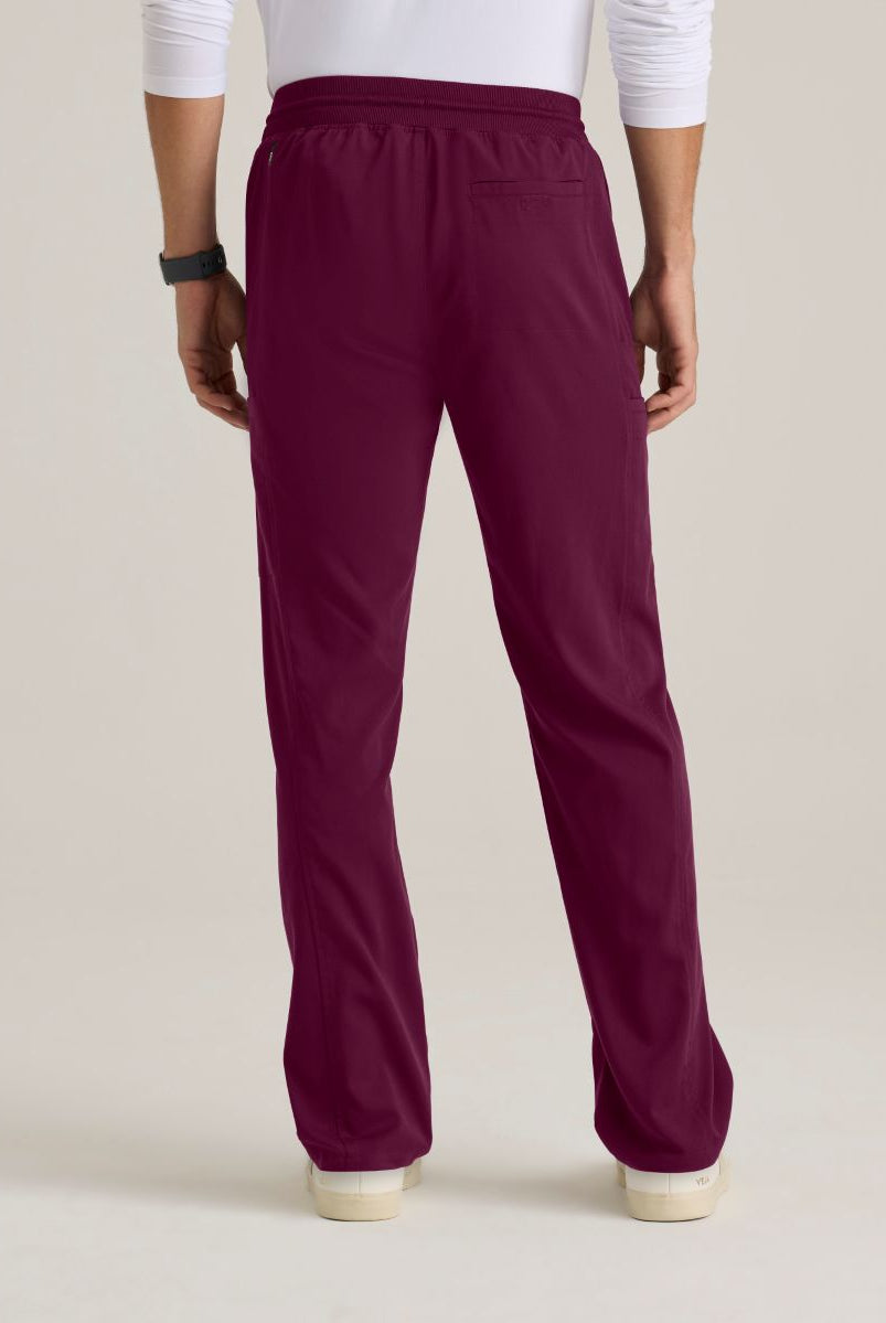 Grey's Anatomy Men's 6 Pocket Straight Pant | Wine