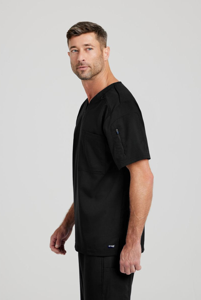 Grey's Anatomy Murphy V-Neck Scrub Top | BLACK