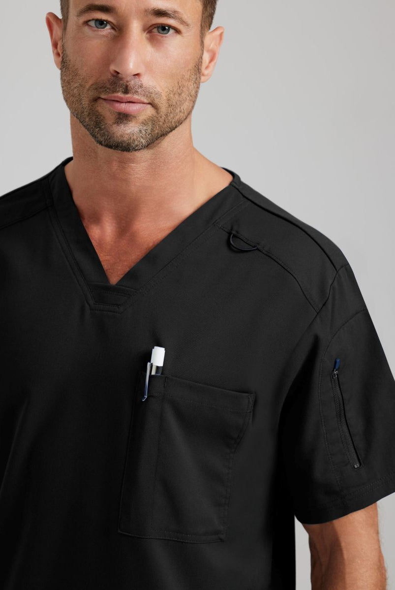 Grey's Anatomy Murphy V-Neck Scrub Top | BLACK