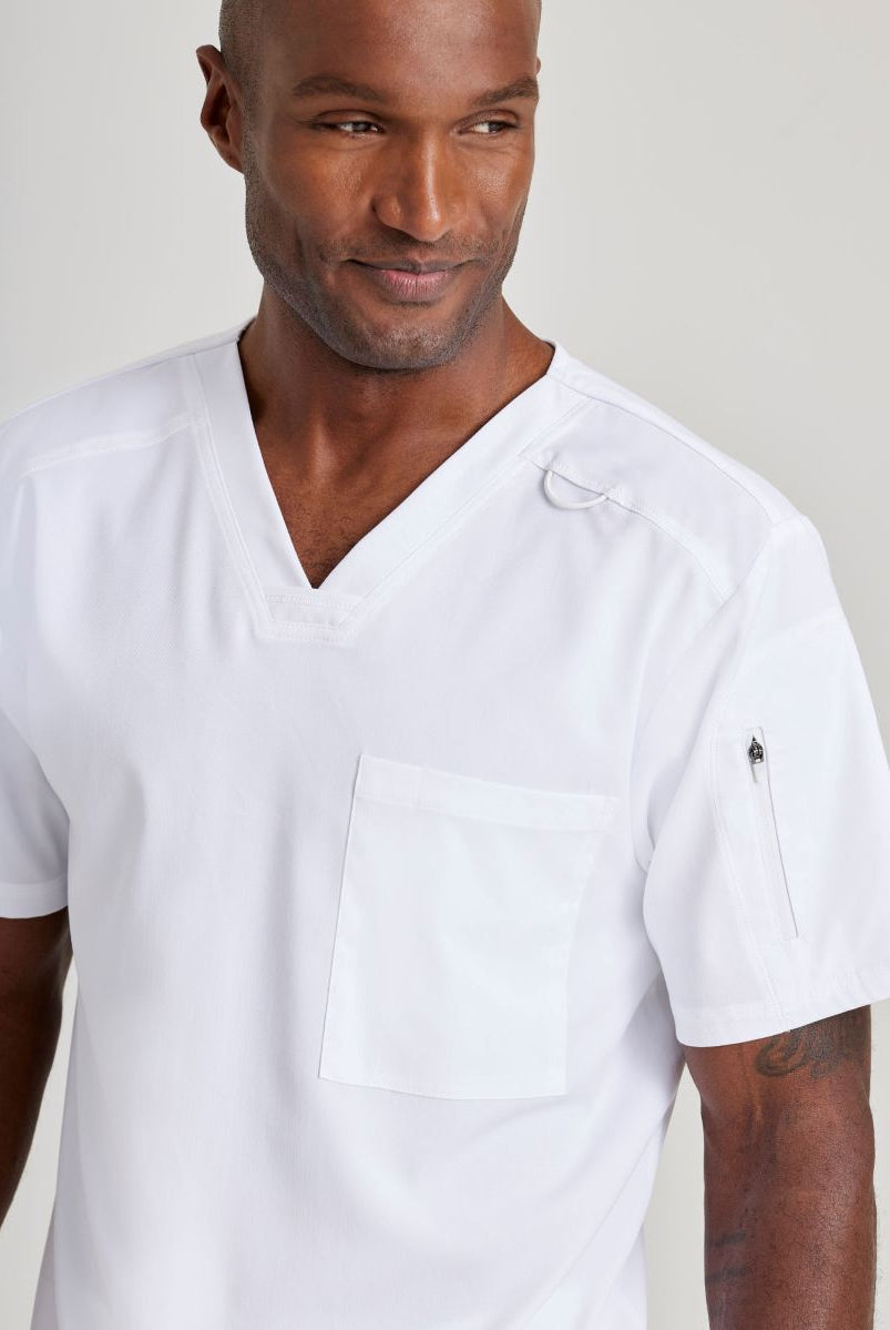 Grey's Anatomy Murphy V-Neck Scrub Top | WHITE