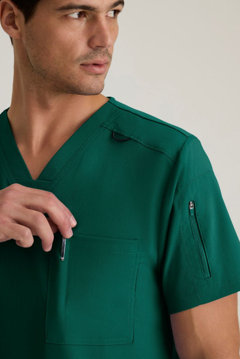 Grey's Anatomy Murphy V-Neck Scrub Top | Hunter Green