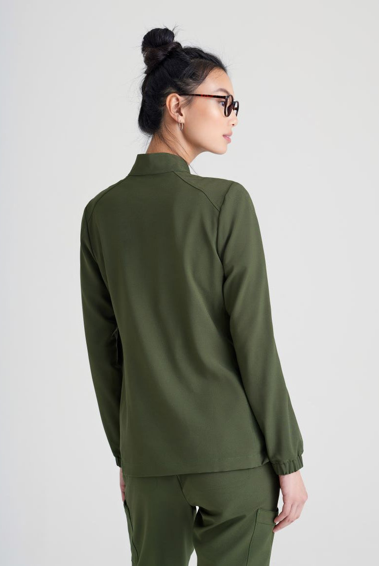 GREY'S ANATOMY EVOLVE VIRTUE WARM UP JACKET  | Fern