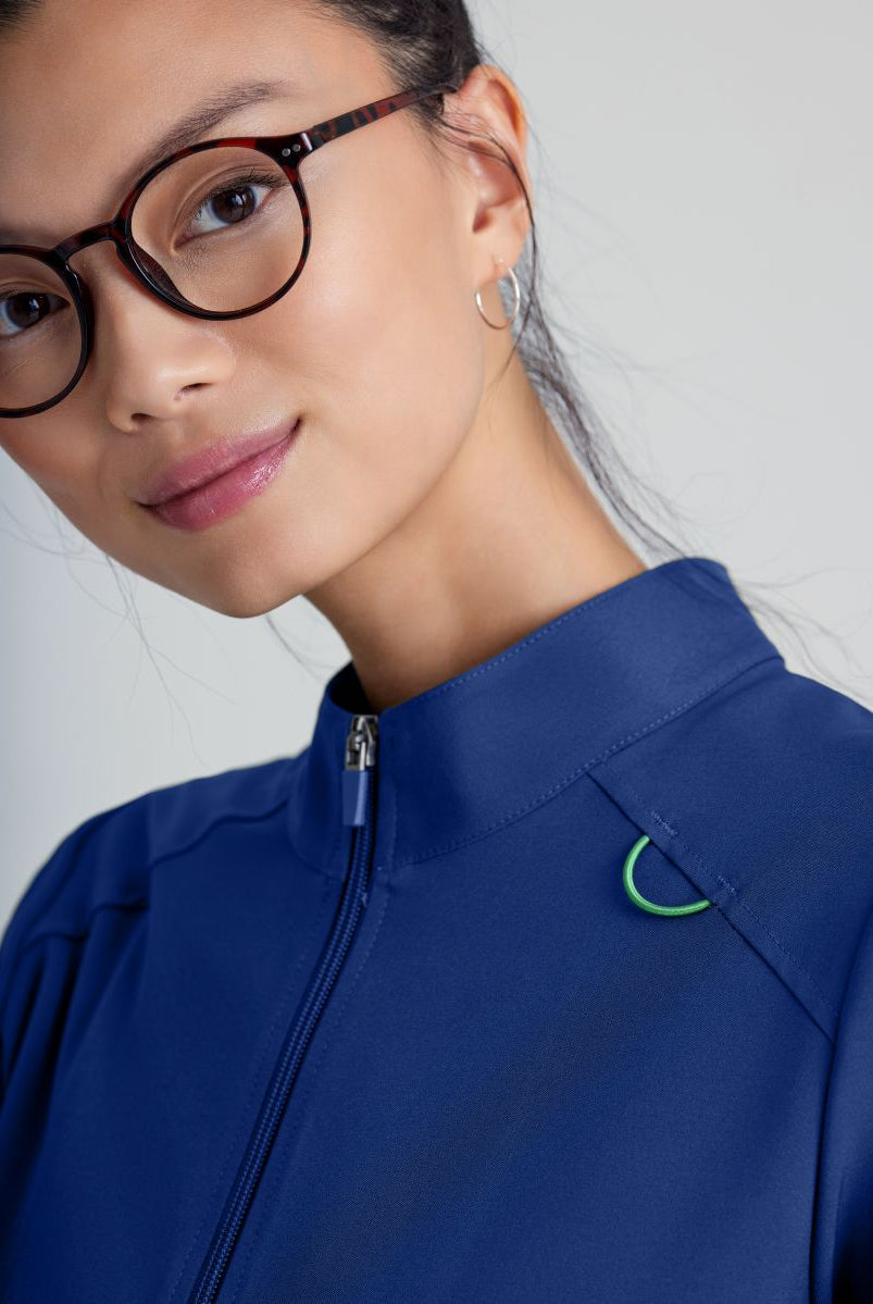 Greys Anatomy Evolve Virtue Warm Up Jacket | NAVY