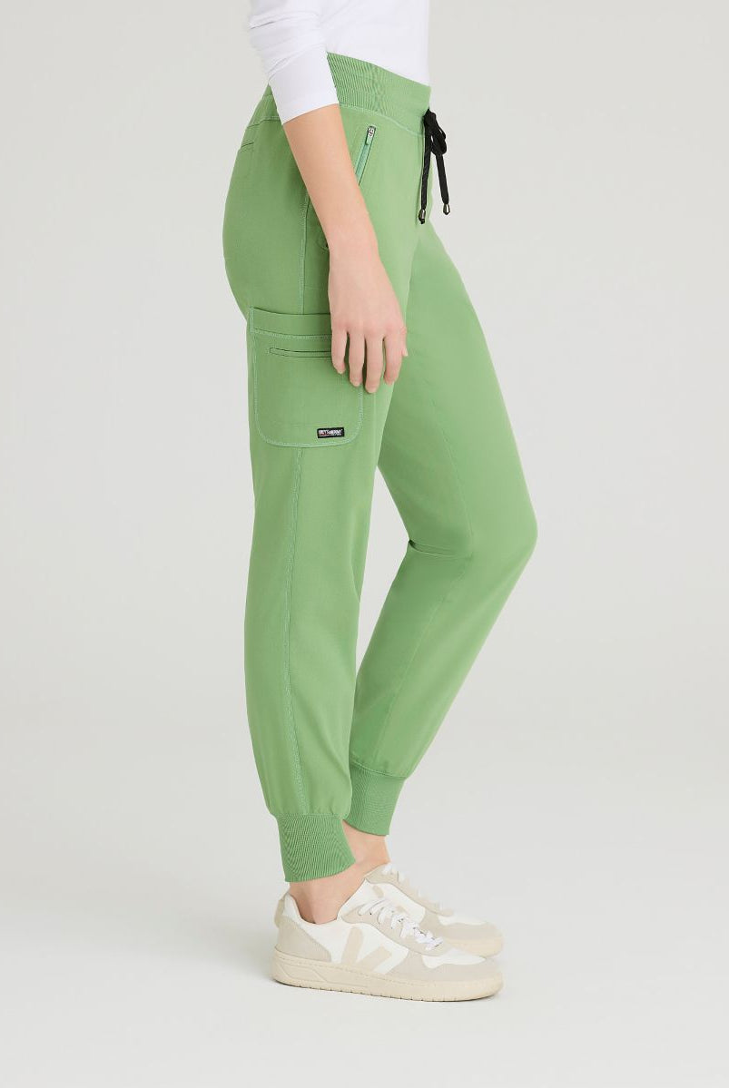 Grey's Anatomy Eden Women's 5-Pocket Cargo Jogger Scrub Trousers | Sweet Basil