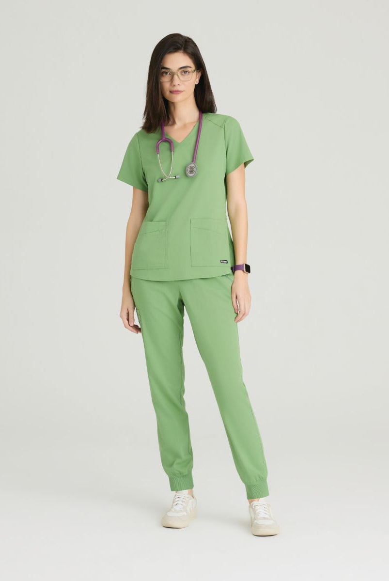 Grey's Anatomy Eden Women's 5-Pocket Cargo Jogger Scrub Trousers | Sweet Basil