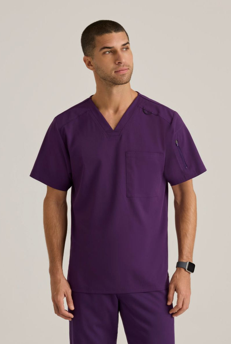 Grey's Anatomy Murphy V-Neck Scrub Top | Eggplant