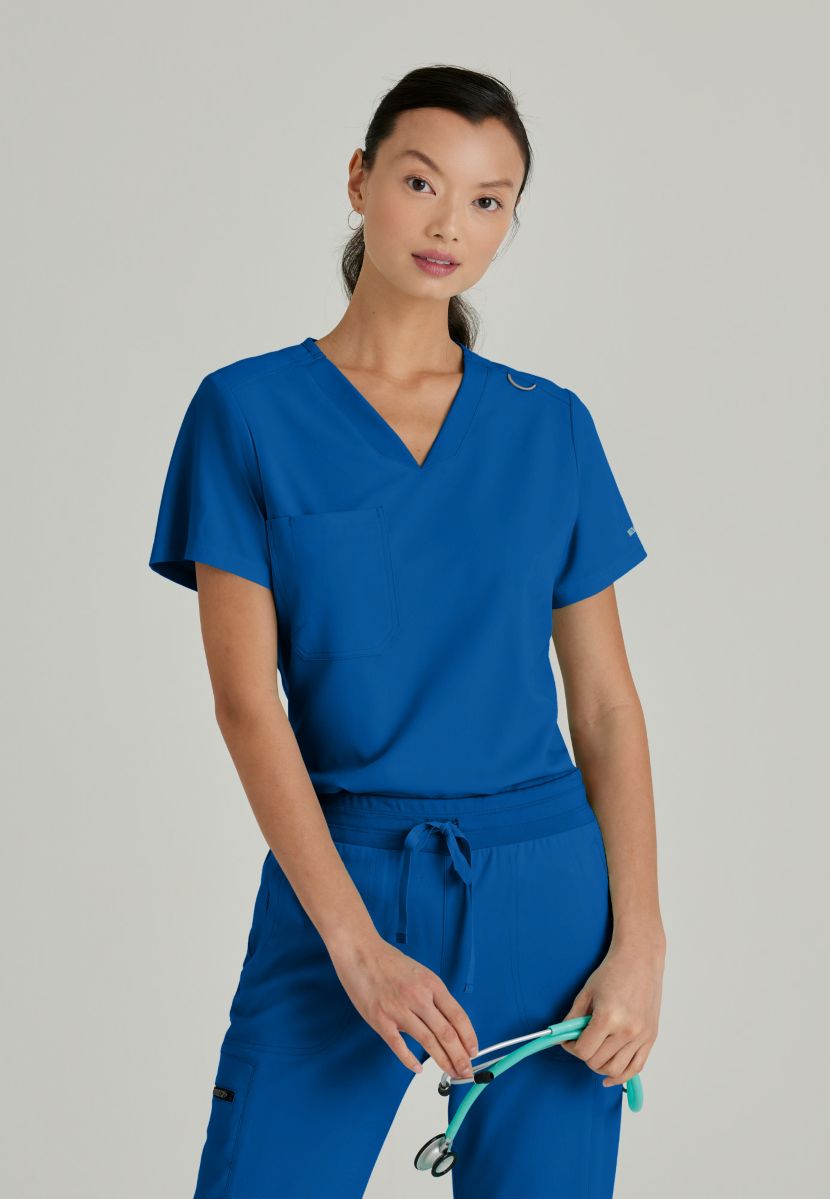 Grey's Anatomy Bree Tuck-in Scrub Top | New Royal