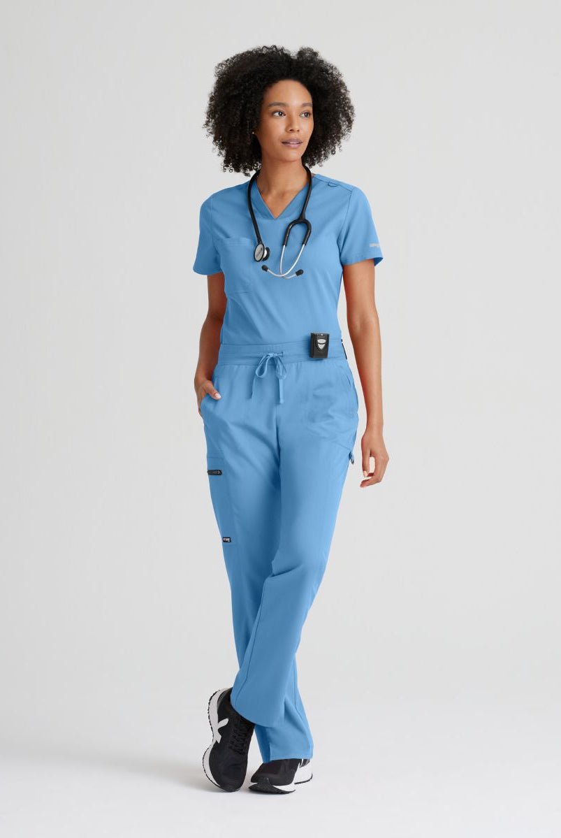 Grey's Anatomy Bree Tuck-in Scrub Top | TRUE CEIL