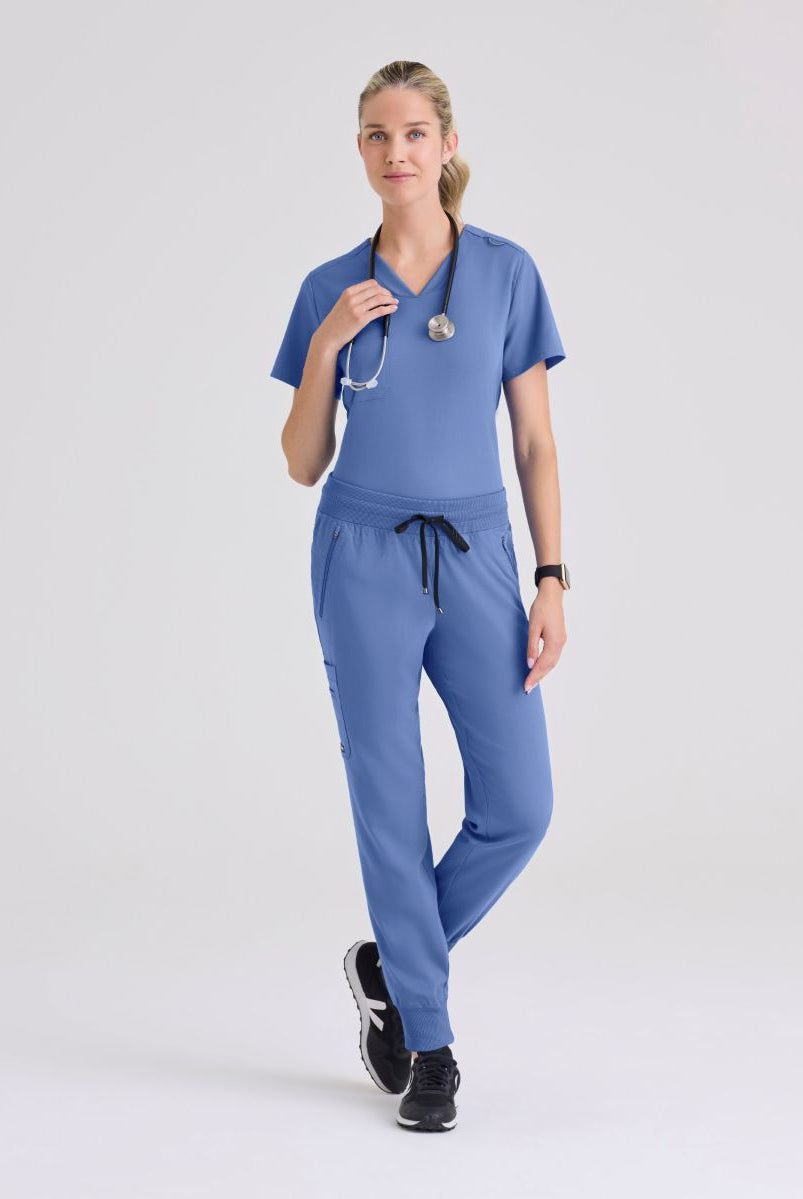 Grey's Anatomy Bree Tuck-in Scrub Top | TRUE CEIL