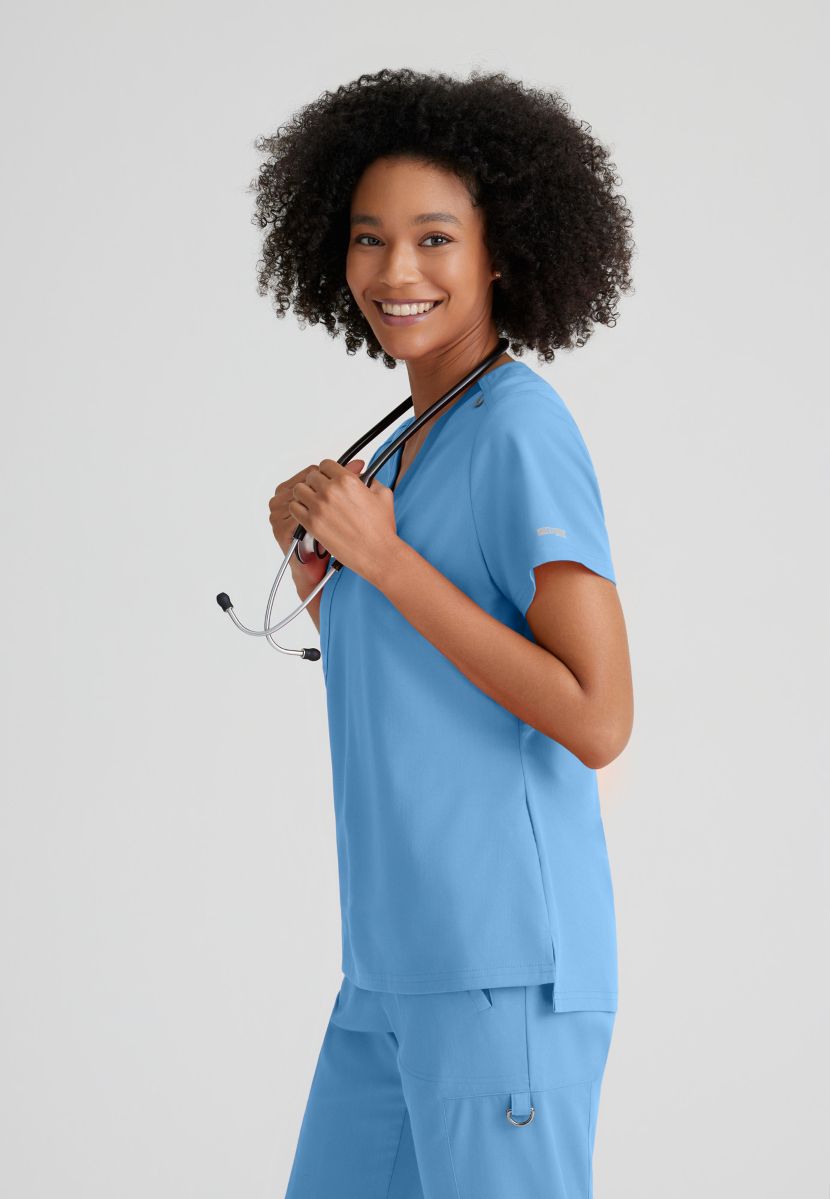 Grey's Anatomy Bree Tuck-in Scrub Top | TRUE CEIL