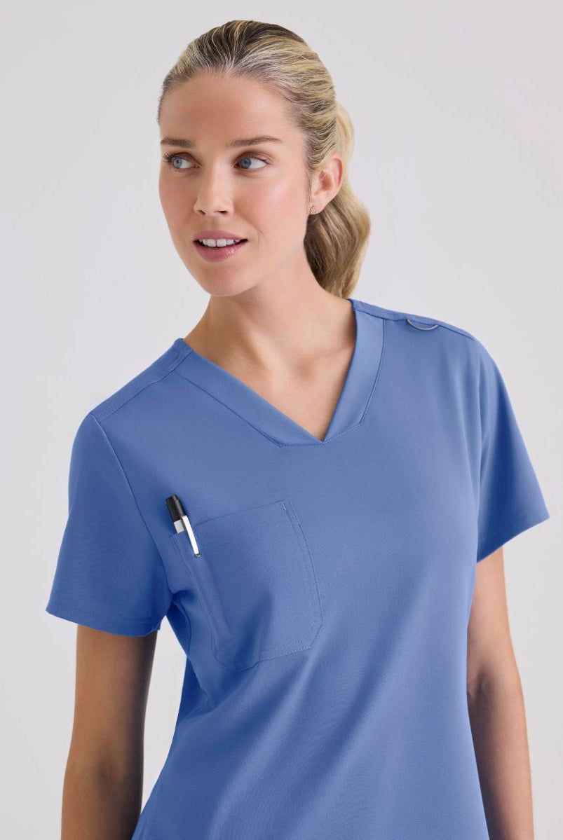 Grey's Anatomy Bree Tuck-in Scrub Top | TRUE CEIL