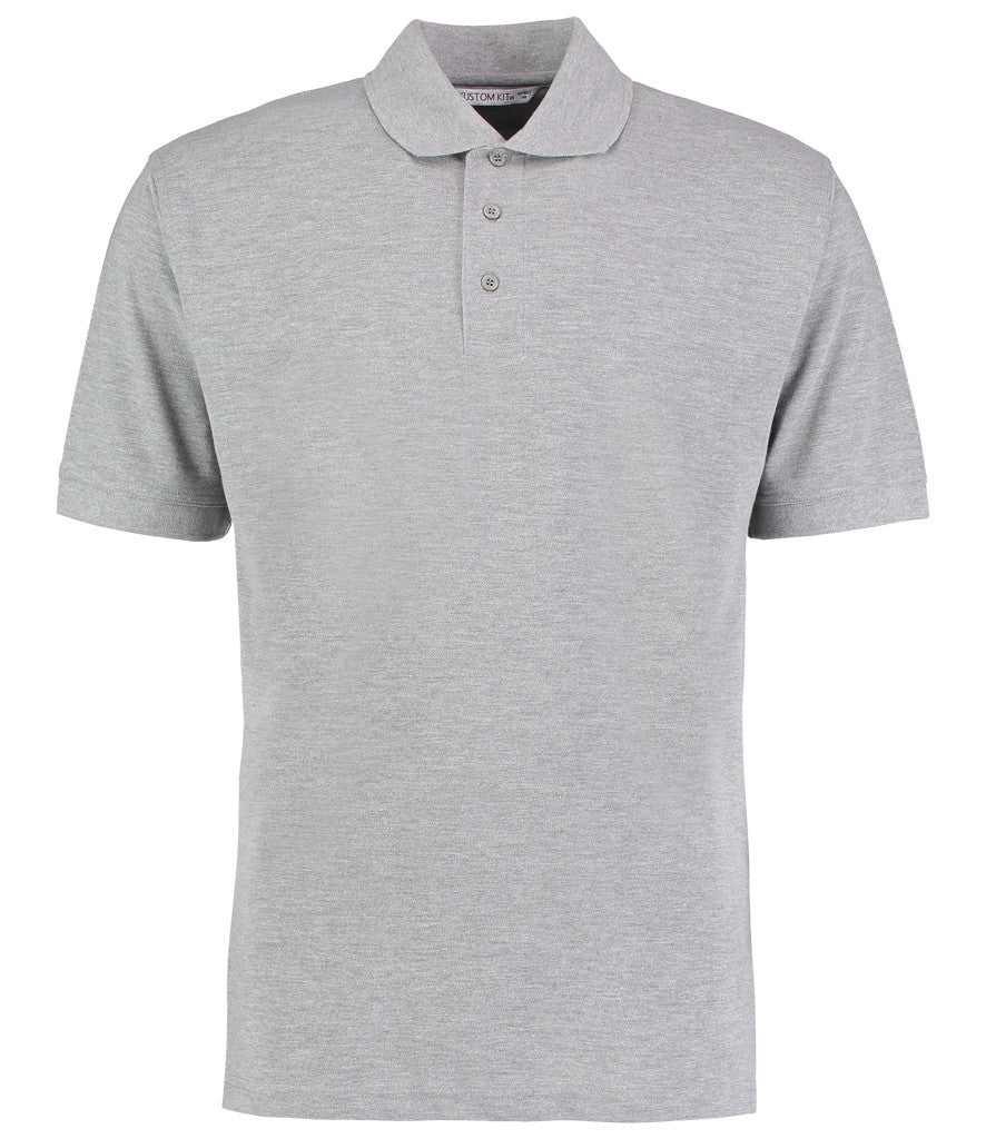 K403 Unisex Kustom Kit Klassic Poly/Cotton Piqué Polo Shirt | Heather Grey