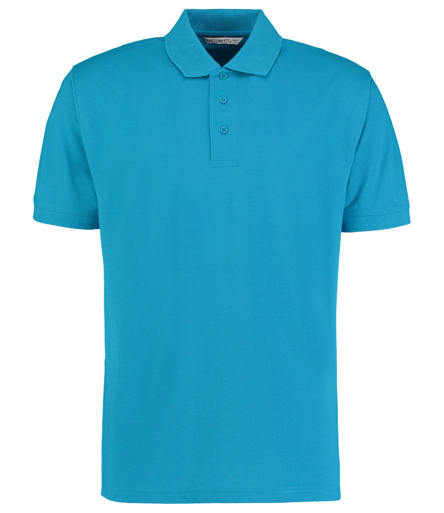 K403 Unisex Kustom Kit Klassic Poly/Cotton Piqué Polo Shirt | Turquoise Blue
