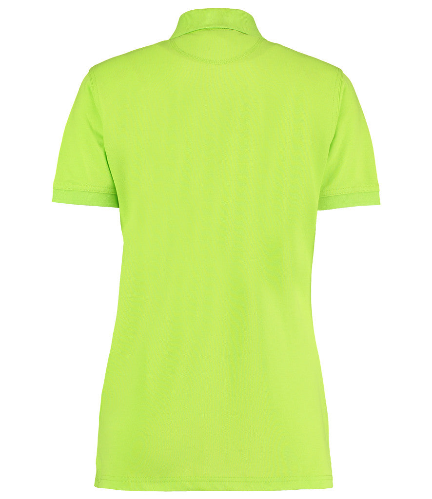 K703 Kustom Kit Ladies Klassic Poly/Cotton Piqué Polo Shirt | Lime Green