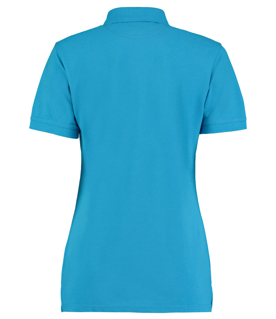 K703 Kustom Kit Ladies Klassic Poly/Cotton Piqué Polo Shirt | Turquoise Blue