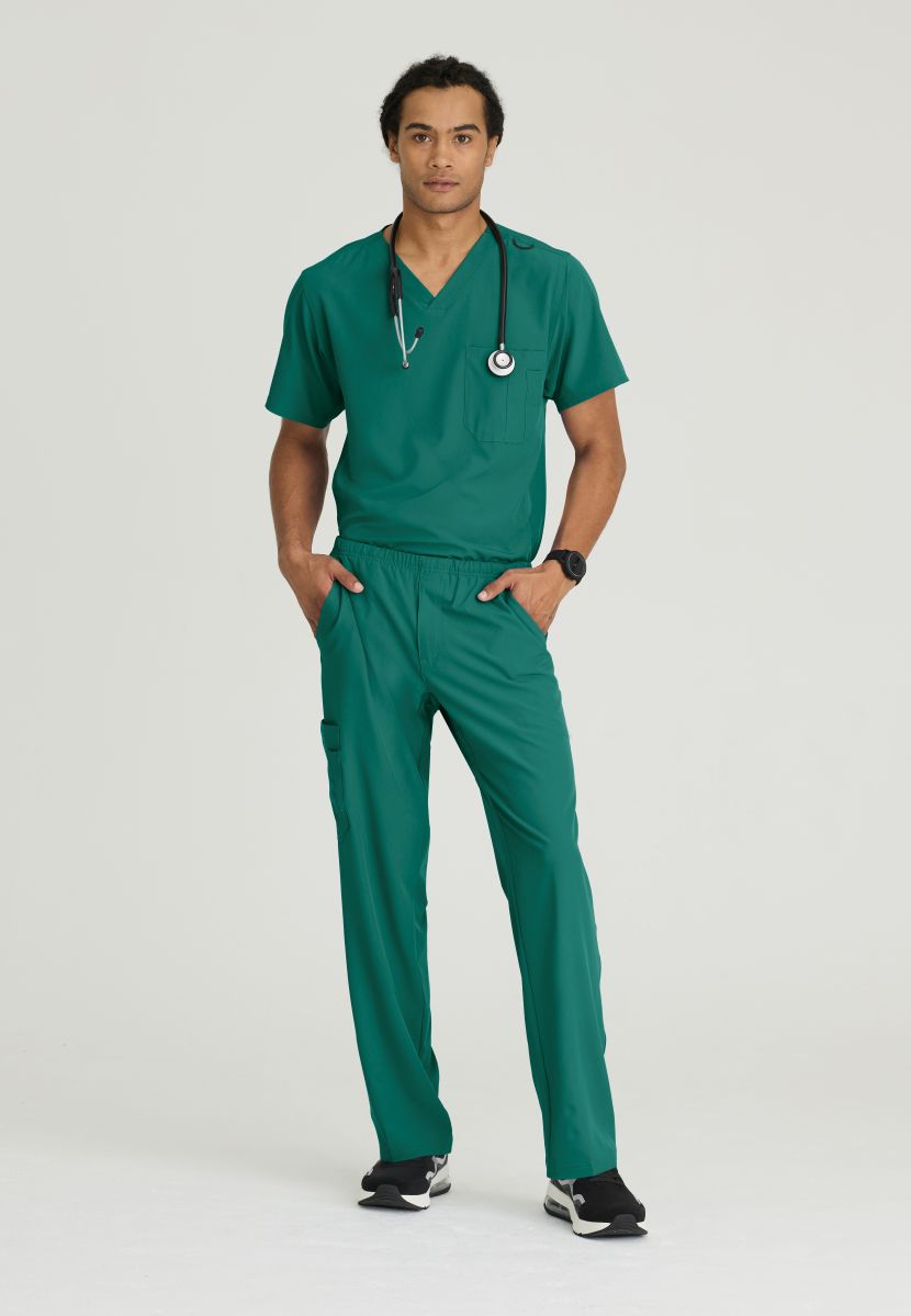 Skechers Structure V-Neck Top | Hunter Green