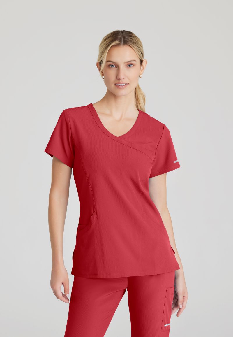 Skechers Reliance 3-pocket wrap effect top   PRE-ORDER PRODUCT | RED