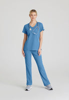 SKECHERS FEMALE RELIANCE 3-POCKET WRAP EFFECT TOP | TRUE CEIL