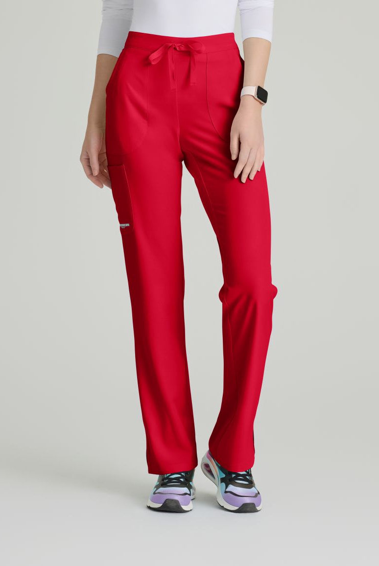 SKECHERS RELIANCE 3-POCKET FLAT FRONT PANTS | RED