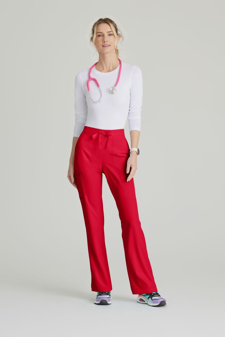 SKECHERS RELIANCE 3-POCKET FLAT FRONT PANTS | RED