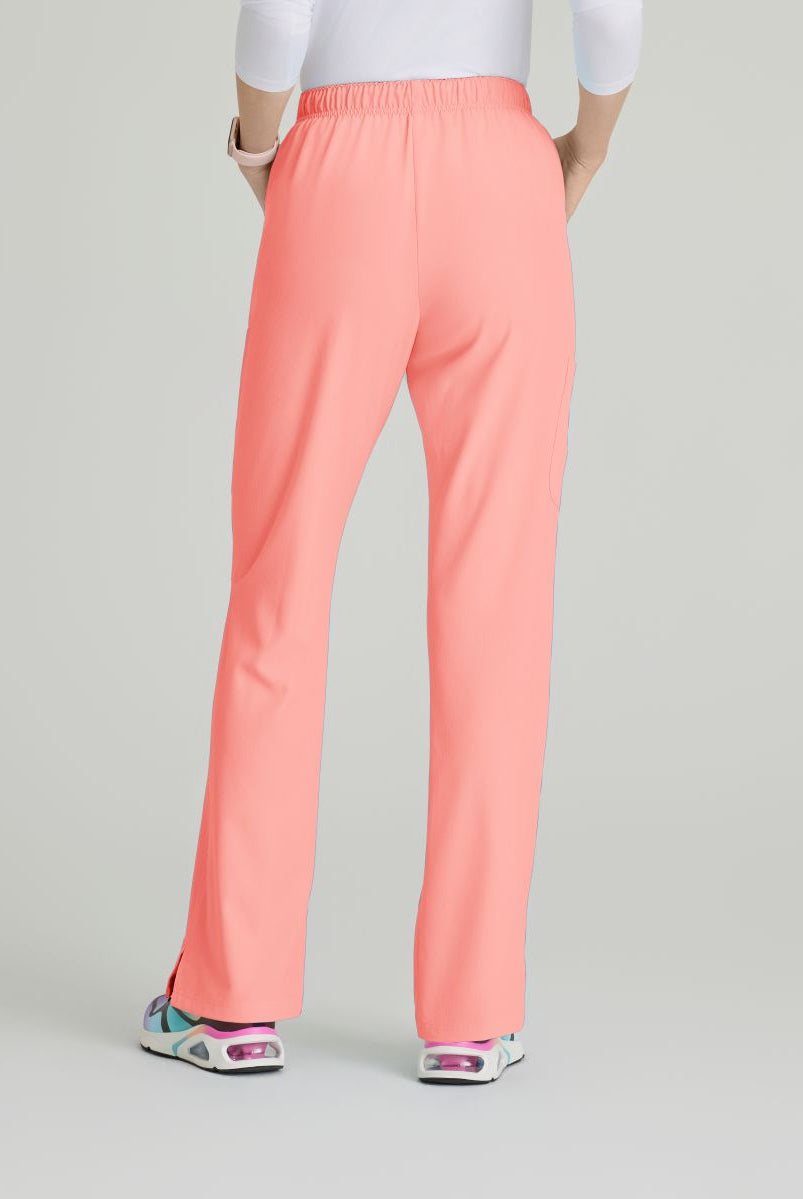 Skechers Reliance 3-Pocket Flat Front Scrub Trousers | Coral Fizz