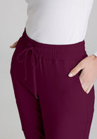 Skechers Theory 4-Pocket Waistband Jogger Pants | Wine